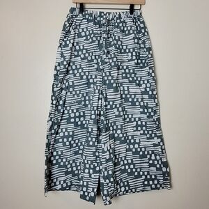 Global Mamas Organic Cotton Wide Leg Printed Pants